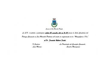 Cerimonia di conferimento riconoscimento denominato &quot;La Mongolfiera d&#39;Oro&quot;